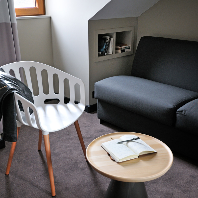 Chambre famille avec 1 lit King Size et 1 canapé lit double convertible