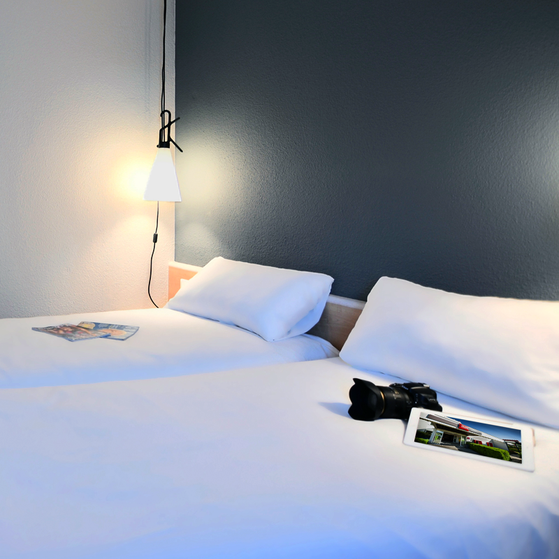 Chambre Ibis twin de l'h&ocirc;tel