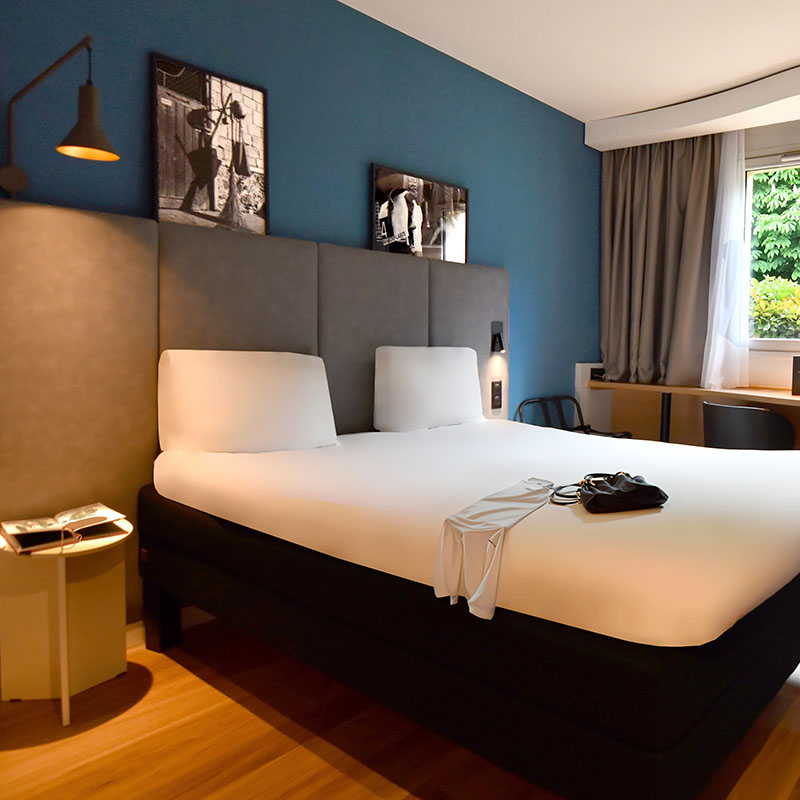 Chambre de l'hôtel Ibis Maisons Laffitte