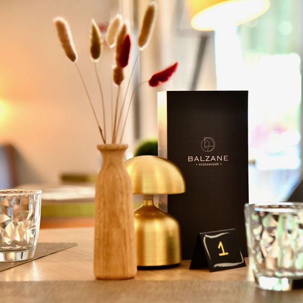 décoration du restaurant Balzane